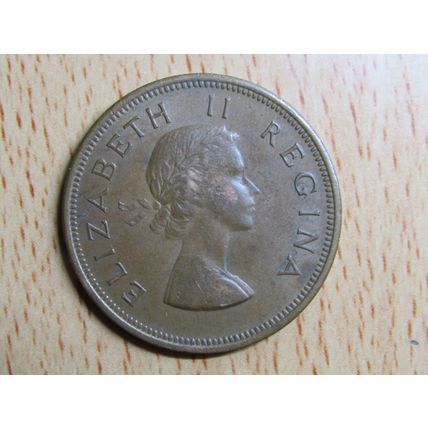 Suid Africa South Africa 1959 1d Penny Coin