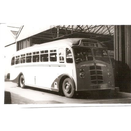 Black & White Photograph of Maidstone & District Motor Services Ltd. - NKT 944