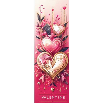 Valentine Bookmarks Book Markers Gift For Reader (X4)