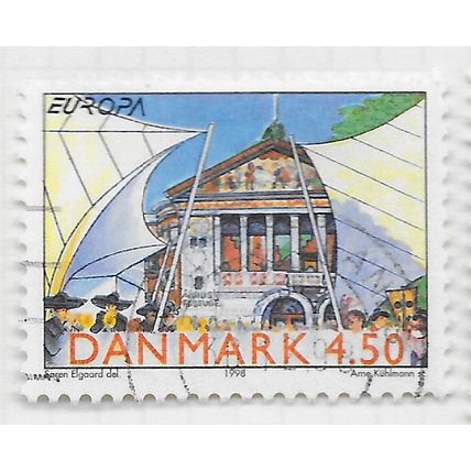 DENMARK DANMARK 1998 EUROPA FESTIVALS NATIONAL CELEBRATIONS 4.50Kr USED