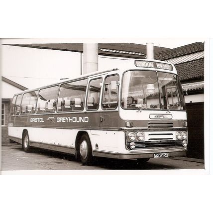 Black & White Photograph of Bristol Omnibus Co. Ltd. - EHW 315K