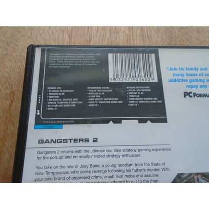 Gangsters 2 PC CD