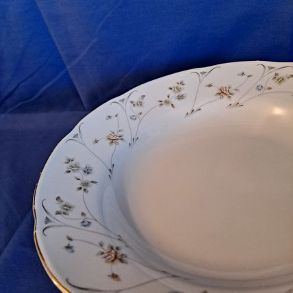 Vintage Lot 2 PREMIERE ME 212 BRIARWOOD Soup BOWLS China Salad 9" Scalloped