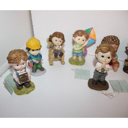 VTG Collectable Figurines Tender Times 12 Boys Girls Kids Room Decor Gifts