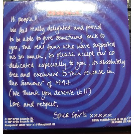 Spice Girls CD Step To Me A 4 Track Single Promo Pepsi Music