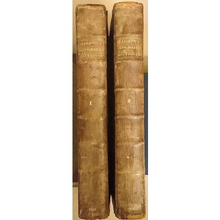BARROW, John. A NEW GEOGRAPHICAL DICTIONARY, 1760, 133 MAPS AND PRINTS, FOLIOS