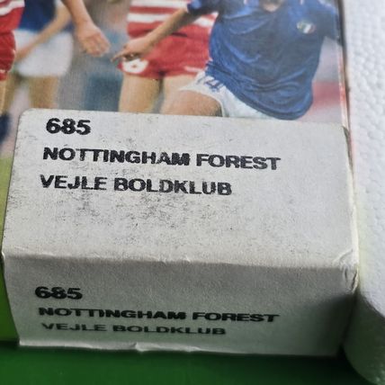 SUBBUTEO LW LIGHTWEIGHT REF NUMBER 685 NOTTINGHAM FOREST Complete Set