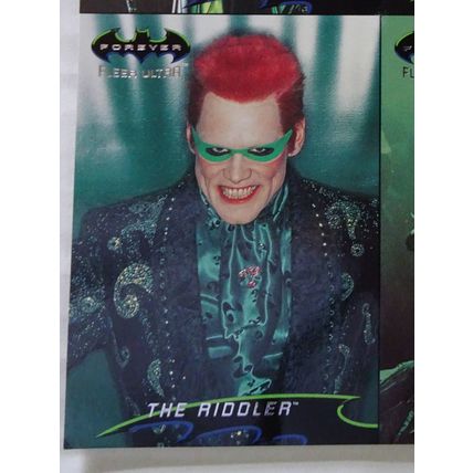 Batman Forever - Fleer Ultra - 1995 - Uncut 4-Card Promo Sheet - Batman, Robin +