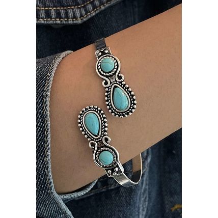 Skobeloff Western Turquoise Stone Bracelet