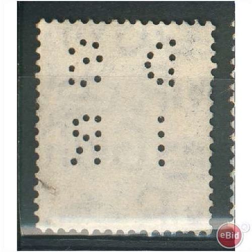 GB stamps 1937-47 KGV1 - 3d violet SG467 perfin - 1