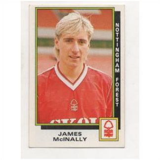 Nottingham Forest James McInally No.219 PANINI Football 86 Trading Sticker