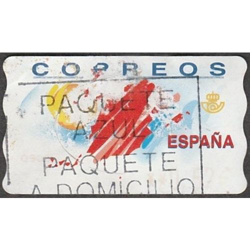 Spain. Domestic Tariff. Fine Used Self Adhesive Die Cut.