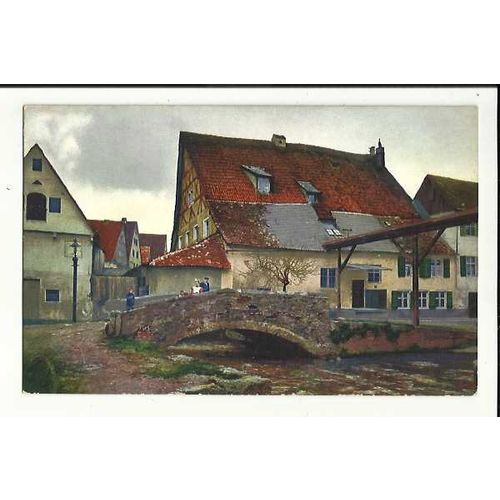 Germany NORDLINGEN Art Postcard by Hildesheimer (2789)