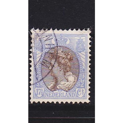 NIEDERLANDE NETHERLANDS [1908] MiNr 0078 A ( O/used )