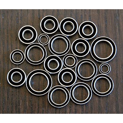 (20pcs) MUGEN SEIKI MTX-3 Rubber Sealed Ball Bearing Set