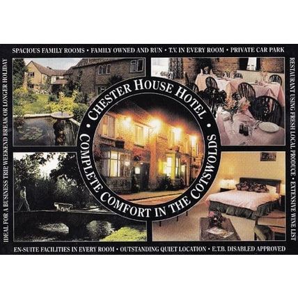 Chester House Hotel Complete Comfort Hotel Disabled Car Post Cheshire Postcard