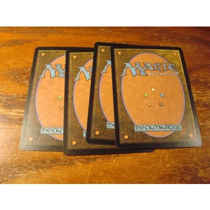 Magic The Gathering, MTG, 4-Cards, 1993-2009, RHOX PIKEMASTER, nm