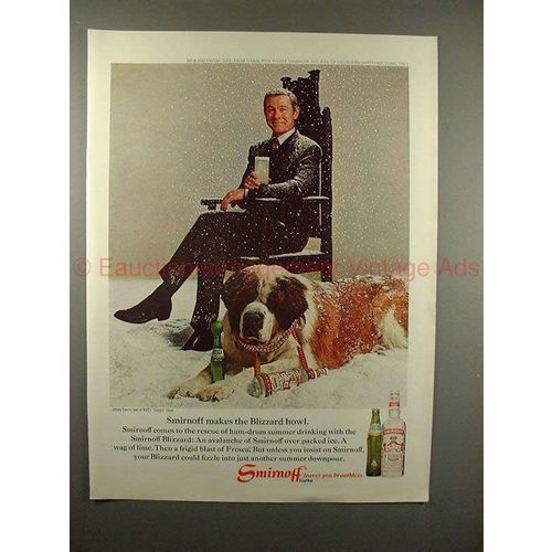 1969 Smirnoff Vodka Ad w/ Johnny Carson - Blizzard Howl