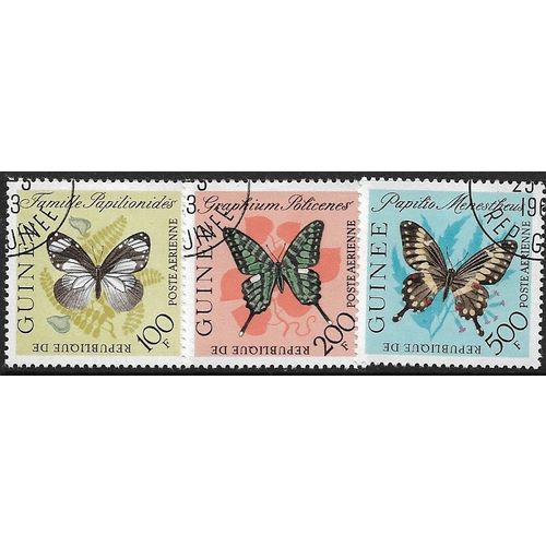 1963 SG 397/399 - cancelled - BUTTERFLY