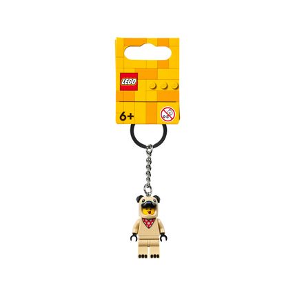 LEGO 854158 - LEGO FRENCH BULL DOG GUY KEYRING KEYCHAIN - BRAND NEW