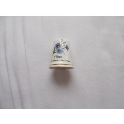 THIMBLE LIBRA BIRTHDAY SIGN (17/10) #