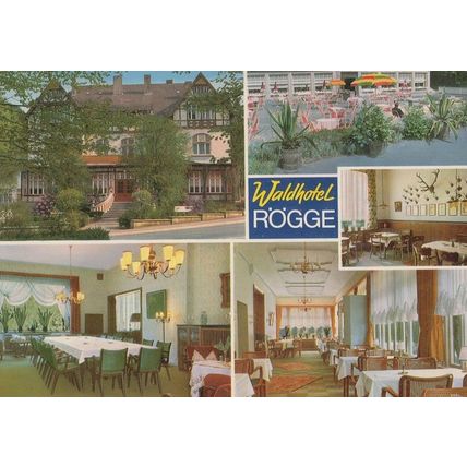 Kurhaus Waldhotel Rogge Bad Essen Germany Postcard