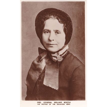 Mrs General William Booth Salvation Army Founder RPC Postcard