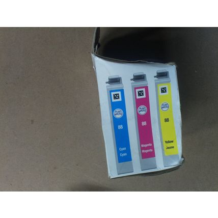 EPSON 88 CYAN, MAGENTA, YELLOW INK CARTRIDGES NEW / GENUINE / Expired 2016