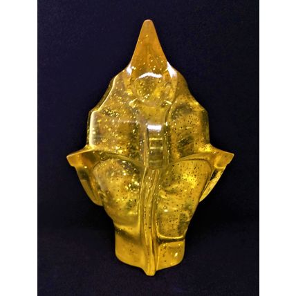 Ultraman Tiga Head Bust Clear Acrylic Gold Glitter - Magic Q Limited Edition NFS