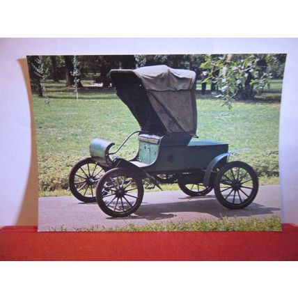 1899 OLDSMOBIL veteran motor car unused Hungarian postcard #