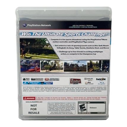 Sports Champions (Sony PlayStation 3 PS3, 2010) Complete with Case and Manual