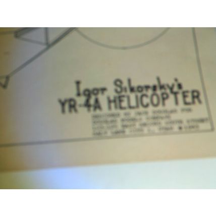 Douglas Model Co. Utah Solid wood model kit SIKORSKY HELICOPTER 1943 Rare
