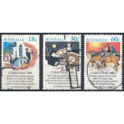 Christmas - Australia 1981 - F H - SG 828/30