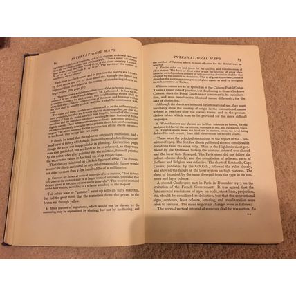 MAPS AND SURVEY by Arthur R. Hinks (Hardback, 1947) 5th Edition