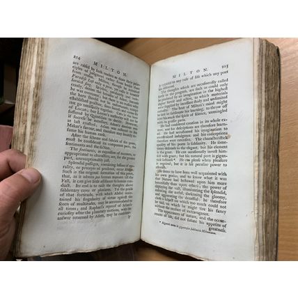 ANTIQUE SAMUEL JOHNSON "JOHNSON'S LIVES OF THE POETS" BOOK (P5)