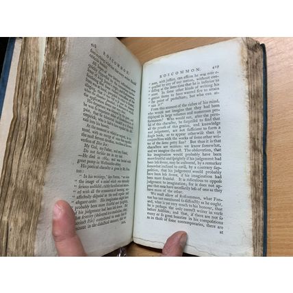 ANTIQUE SAMUEL JOHNSON "JOHNSON'S LIVES OF THE POETS" BOOK (P5)