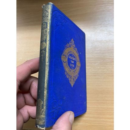 RARE* 1877 R M BALLANTYNE "CHASING THE SUN" FICTION SMALL HARDBACK BOOK (P2)