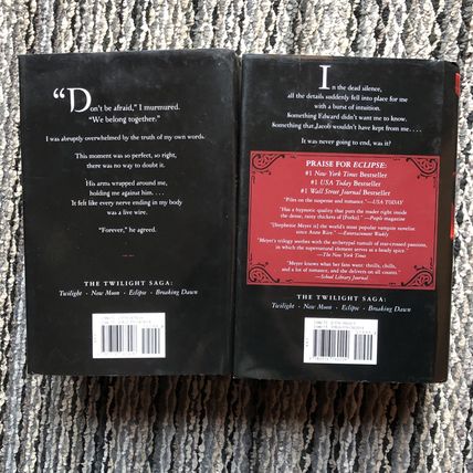 STEPHENIE MEYER LOT Of 2 BOOKS Eclipse + Breaking Dawn Hardcover W/ Dust jacket