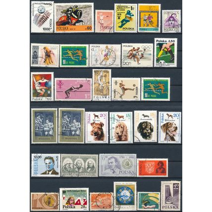 1200+ Stamp Selection - Poland - Used Hinged