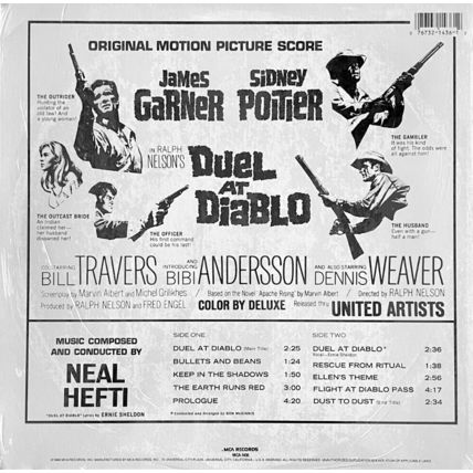 1966’s DUEL AT DIABLO Neal Hefti western soundtrack record album