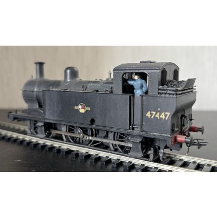 Bachmann 32-225 3F Jinty Renumbered 47447 BR Black L/Crest OO Gauge - VGC
