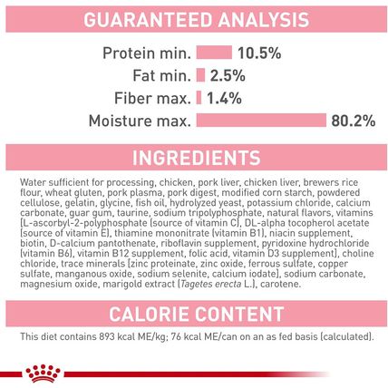 Royal Canin Feline Health Nutrition Kitten Thin Slices in Gravy Canned Cat Food,