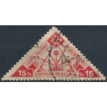 1st Anniv of Revolution: 15c - Bolivia 1931 - FH - MiNr 210
