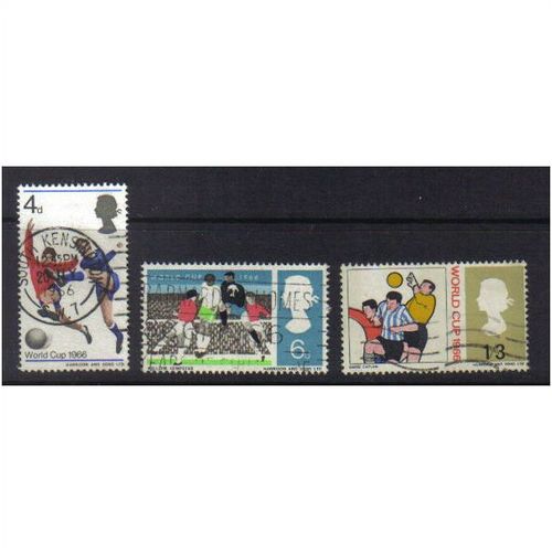 1966 GB WORLD CUP SET F/U SG 693-695