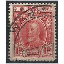 S Rhodesia 1931 SG16 1d Scarlet Fine Used .. .