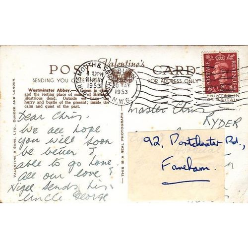 Westminster Abbey London Postcard (LN71275)
