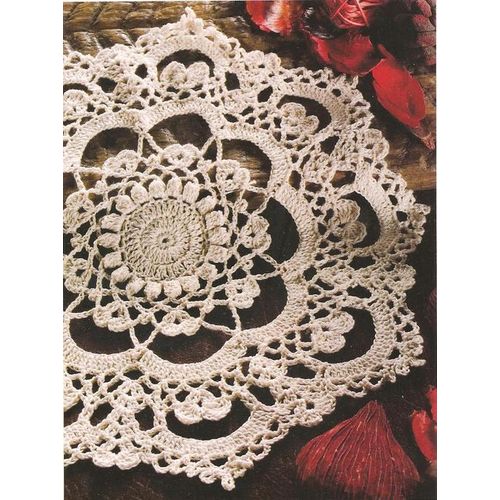 Crochet Doily Pattern Tiny Hearts Doily