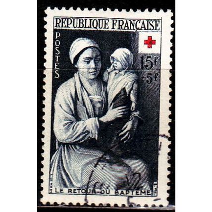 FRANKREICH FRANCE [1953] MiNr 0985 ( O/used ) Rotes Kreuz