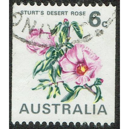 Australia 1970 Coil Stamp 6c Multicoloured SG468 FU
