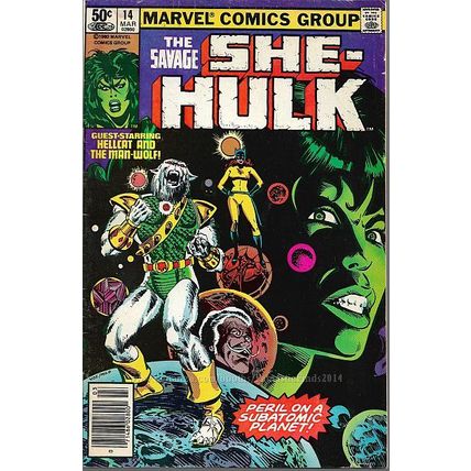 The Savage She-Hulk #14 (1981) *Bronze Age / Marvel Comics / The Man-Wolf*